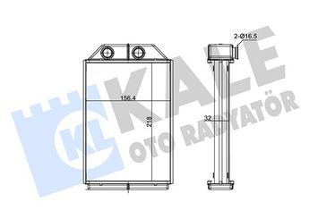 Kalorifer Radyatörü  ORİS KAU001032  4B1819031 4B1.819.031 4B1819031C 4B1.819.031 C 4B1.819.031C