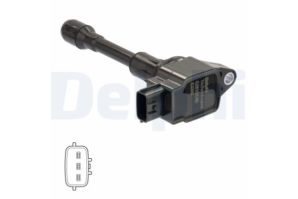 Ateşleme Bobini  Nissan Micra (K13K/KK)(07.2010->)  DELPHI GN10648-12B1