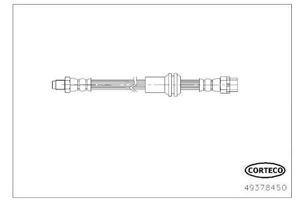 Fren Hortumu Arka Sağ veya Sol MINI Roadster (R59)(2012->)  WALBURG WBH0645