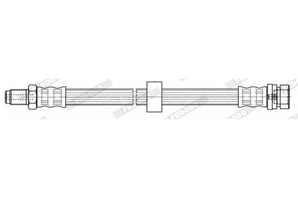 Fren Hortumu Arka Sağ veya Sol Ford Tourneo Connect (TC7)(2002->)  FERODO FHY3174