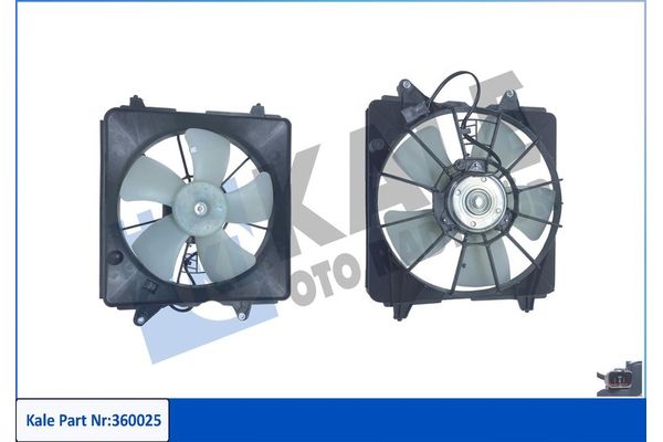 Radyatör Fan ve Motoru  Honda Accord (CU)(06.2008->)  MADE IN TAIWAN 19015RNAA01
