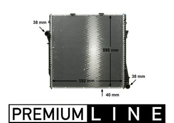 Su Radyatörü  MAHLE CR 573 000P  13128925 1439102 1 439 102 17111439102