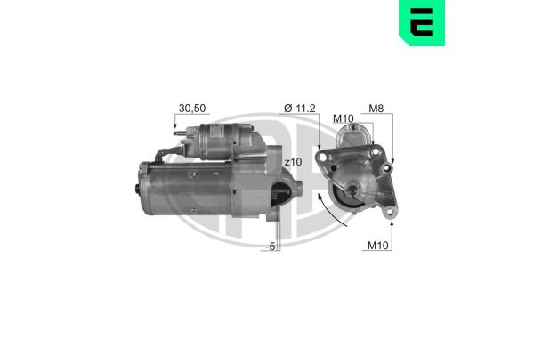 Marş Dinamosu  Opel Movano P.Van / Minibüs (2004->)  ERA 220136