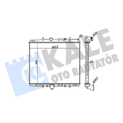 Su Radyatörü  Citroen Jumpy (01.2007->)  KALE 285400