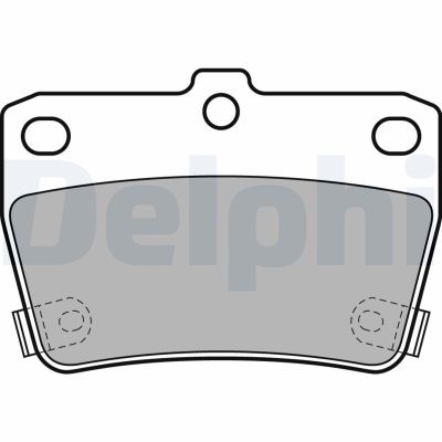 Fren Disk Balata Arka Toyota RAV4 (A2)(2000->)  DELPHI LP1942