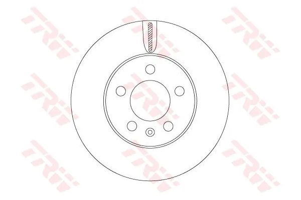 Fren Disk Ayna Ön Sağ ve Sol Volkswagen Polo VI (AE1)(05.2021->)  TRW DF6584