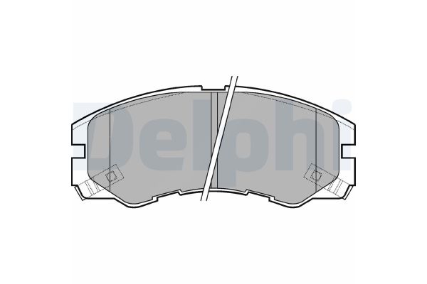 Fren Disk Balata Ön Opel Frontera A (1992->)  DELPHI LP964
