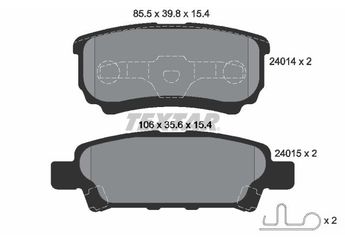 Fren Disk Balata Arka AYD 60592A  K05191271AA K5191271AB MR955068 5191271AA 05191271AA 5191271AB 05191271AB 5191271AC 05191271AC K05191271AB K05191271AC 2AMV4271AA K5191271AA 4605A336 4605A337 4605A479 4605A493 4605A558 5191217AC MN116929 MZ690187 MZ690350 MZ690569 MZ690586 TS200051