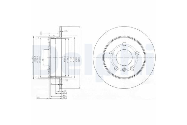 Fren Disk Ayna Arka Sağ ve Sol DELPHI BG3910C