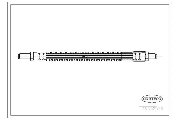 Fren Hortumu Arka Sağ veya Sol Jaguar XK (XK8/XKR) Coupe (X100)(10.1996->)  CAVO C900 254A
