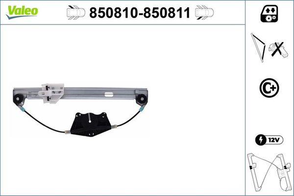 Cam Krikosu Arka Sol VALEO 850810