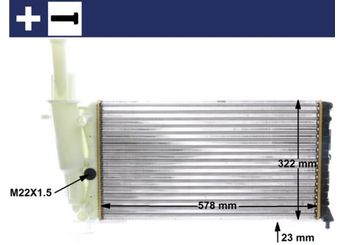 Su Radyatörü  MAHLE CR 354 000S  25310N7010 7741913 0000007741913 7774531 0000007774531 46407450 0000046407450 46430837 0000046430837 46465021 71736187