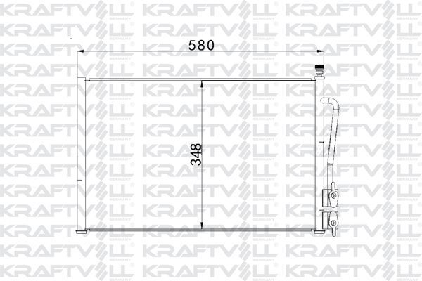 Klima Radyatörü  KRAFTVOLL 08060115