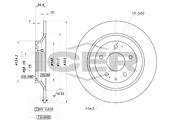 Fren Disk Ayna Arka Sağ ve Sol AYD 50577  K01126251C K01126225B K01126251 K01126251A K01126251B KR1226251