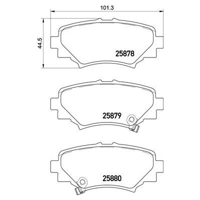 Fren Disk Balata Arka BREMBO P 49 049
