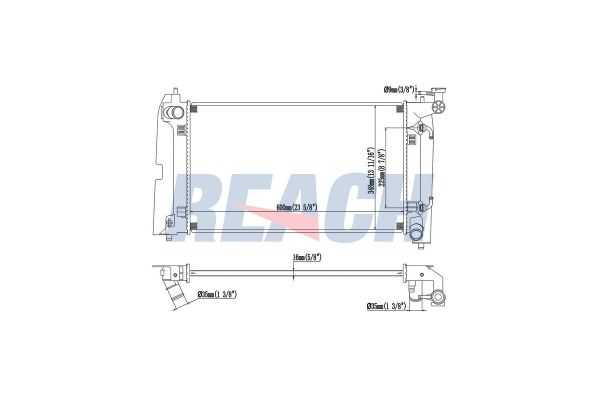 Su Radyatörü  Toyota Avensis (T25)(2003->)  ORİS BPE902016