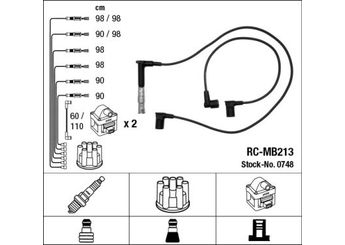 Buji Kablosu  NGK 0748  0300890635