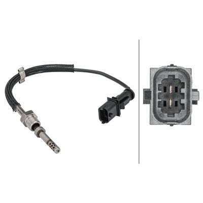 Egzoz Sıcaklık Sensörü  Opel Astra H GTC (2004->)  HELLA 6PT 358 181-461