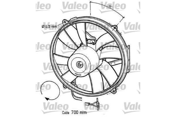 Radyatör Fan ve Motoru  VALEO 696063