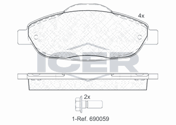 Fren Disk Balata Ön EUROREPAR 1647862780  1647862780 1609253080 16 092 530 80 1613259380 16 132 593 80 1617270080 16 172 700 80 1635058180 16 350 581 80 16 478 627 80 425393 4253.93 425426 4254.26 8660004799 86 60 004 799 8671019129 86 71 019 129