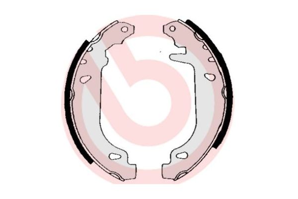 Fren Pabuçlu Balata Arka Renault R 5 (B/C40)(1985->)  BREMBO S 68 520