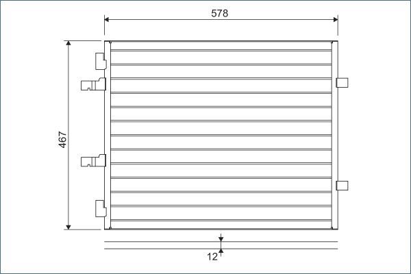 Klima Radyatörü  Opel Vivaro (2001->)  VALEO 814172
