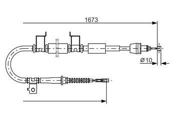El Fren Teli Arka Sağ BOSCH 1 987 482 362  597701H400 597701H300 59770 1H300 59770 1H400