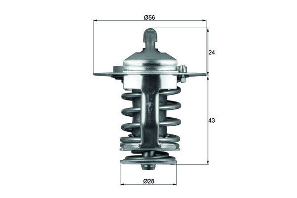 Termostat 82 °C  Toyota Avensis (T27)(2015->)  MAHLE TX 70 82