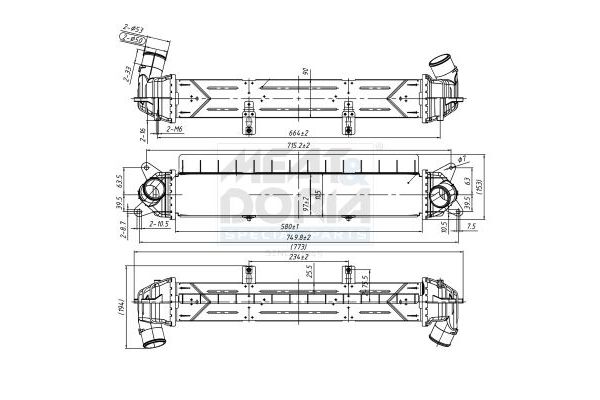 Turbo Radyatörü  MGA 80060