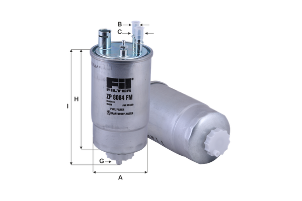Yakıt Filtresi  FIL FILTRE ZP 8084 FM