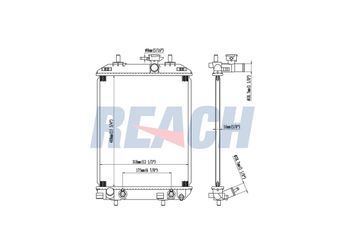 Su Radyatörü  RADISEN RR 617548  16400B1010 16400B1011 16400B1020 16400B1010000 16400B1012 16400B1021 16400B1070