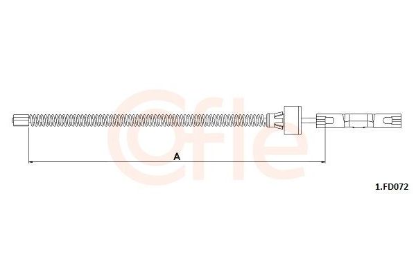 El Fren Teli Arka Sağ veya Sol FORD ORJINAL R2X62A635AD