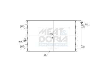 Klima Radyatörü  NISSENS 94575  1108838 1145777 1253753 1317045 1350454 1418700 7M3820411E 7M3820411 7M3820411A 7M3820411B 7M3820411C 7M3820411D YM2H19C600AB YM2H19C600AC YM2H19C600AD YM2H19C600AE YM2H19C600AF YM2H192600AA YM2H192600AB YM2H19C600AA