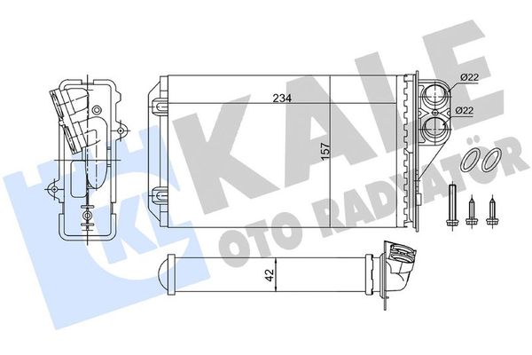 Kalorifer Radyatörü  KALE 346475