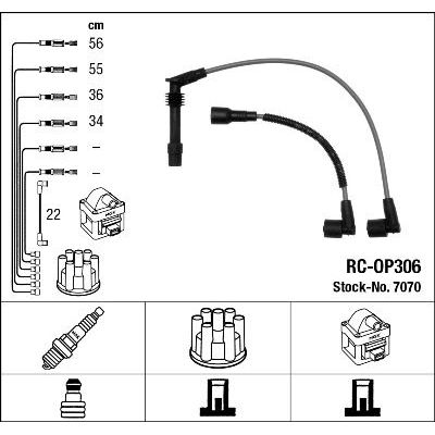 Buji Kablosu  NGK 7070
