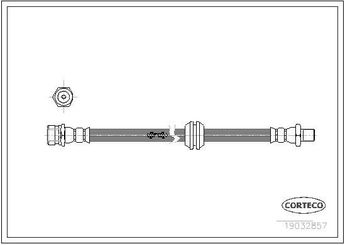 Fren Hortumu Ön Sağ veya Sol CORTECO 19032857  19032857 K9A243980A 0K9A243980A