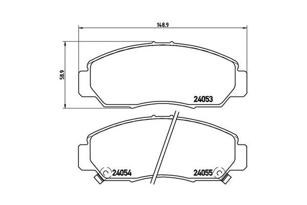 Fren Disk Balata Ön Honda Accord (CL/CN)(01.2003->)  MAGNETI MARELLI 363700428047