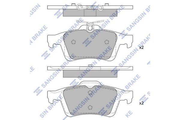 Fren Disk Balata Arka SANGSIN SP2091