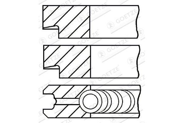 Segman (83.00MM-STD)  GOETZE 08-145200-00