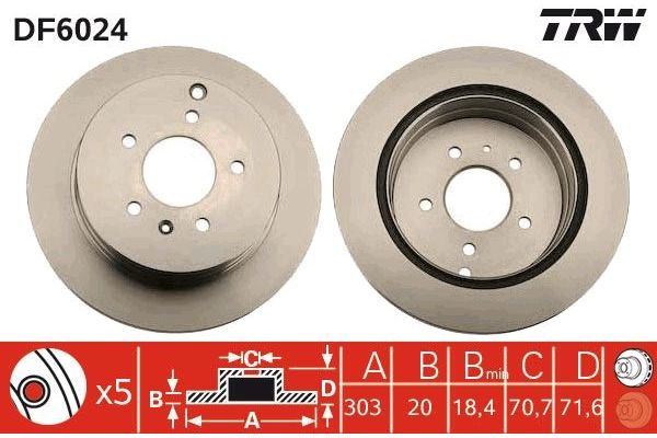 Fren Disk Ayna Arka Sağ ve Sol Chevrolet Captiva (2006->)  OPEL ORJINAL 20968395