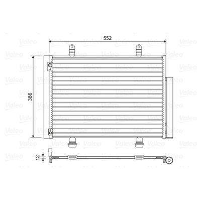 Klima Radyatörü  VALEO 814418