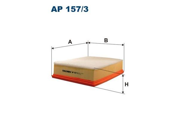 Hava Filtresi  Volkswagen T4 Transporter Kamyonet Çift Kabin Syncro (08.1992->2003)  FILTRON AP 157/3