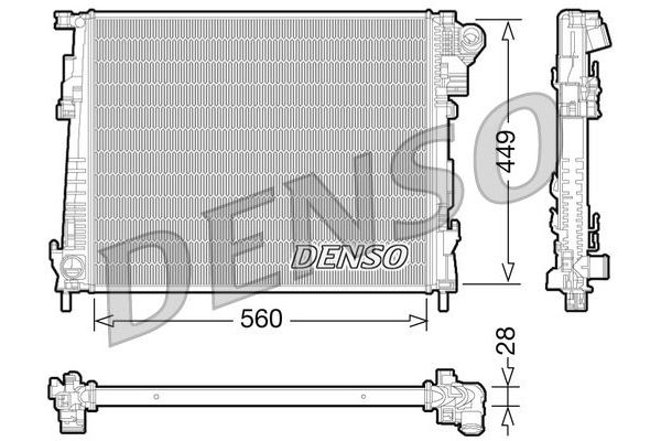 Su Radyatörü  DENSO DRM23094