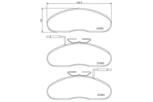 Fren Disk Balata Ön BREMBO P B7 002