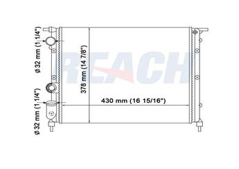 Su Radyatörü  KALE 0518222AL  7700786444 7701047886 7701395092