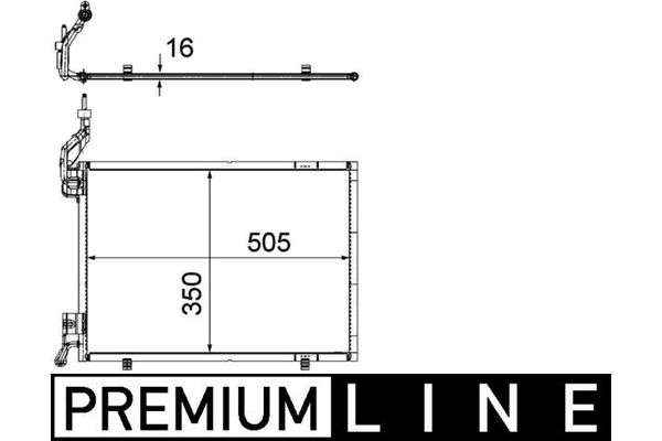 Klima Radyatörü  MAHLE AC 579 000P