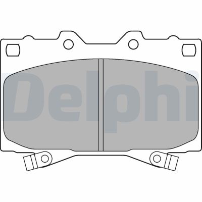 Fren Disk Balata Ön Toyota Land Cruiser (J10)(1998->)  DELPHI LP1308