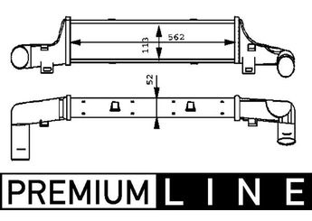 Turbo Radyatörü  MAHLE CI 54 000P  2105001200 105000500 210 500 12 00 2105001800 210 500 18 00 2105000500 A2105001200 A 210 500 12 00 A2105001800 A 210 500 18 00 A2105000500