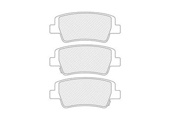 Fren Disk Balata Arka VALEO 670792  58302COA30 58302D4A75 58302-COA30