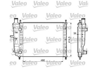 Su Radyatörü  VALEO 732788  A1405002103 46534995